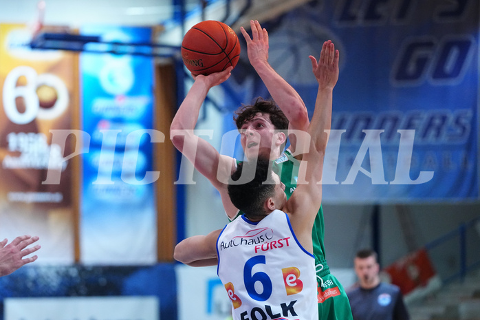 Basketball Superliga 2021/22, 2. Platzierungsrunde, Oberwart vs. Kapfenberg 


