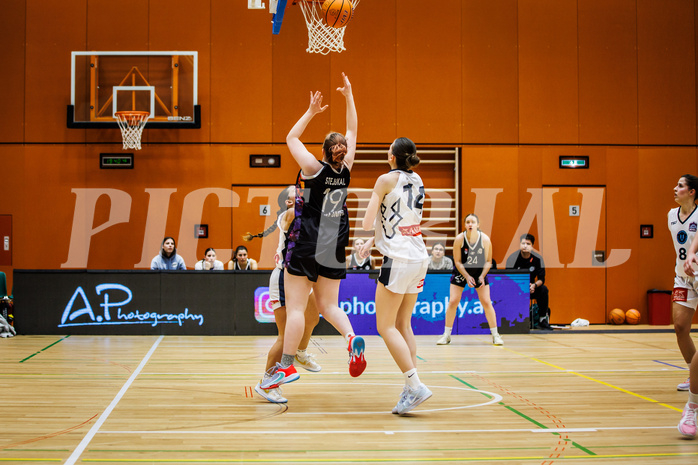 Basketball, Win2Day Basketball Damen Superliga 2024/25, Grunddurchgang 11.Runde, Vienna Timberwolves, Vienna United, Theresa Stejskal (19)