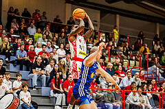 Basketball, win2day Basketball Superliga 2024/25, Grunddurchgang 6.Runde, Traiskirchen Lions, Oberwart Gunners, Cedric Russell (0)