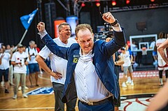 Basketball, Win2Day Superliga 2022/23, Playoff, Finale Spiel 4, BC Vienna, Gmunden Swans, 