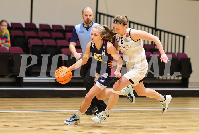 Basketball Damen Superliga 2023/24, Grunddurchgang 8.Runde Basket Flames vs. SKN St.Pölten


