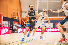 Basketball, Win2Day Superliga 2022/23, Grunddurchgang 13.Runde, Vienna Timberwolves, BK IMMOunited Dukes, Predrag Miletic (8), Elias Wlasak (8)