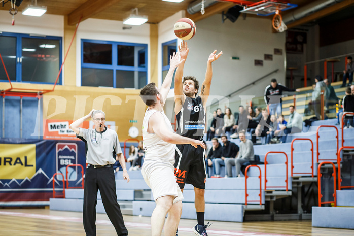 Basketball, Basketball Zweite Liga, Grunddurchgang 17.Runde, Basket Flames, Mattersburg Rocks, Jan NICOLI (6)