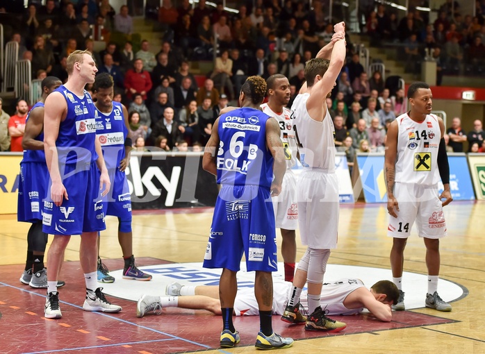 Basketball ABL 2015/16 Grunddurchgang 25. Runde WBC Wels vs Gunners Oberwart