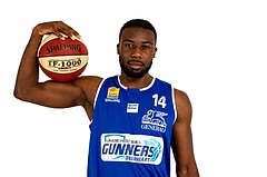 Basketball, ABL 2018/19, Media, Oberwart Gunners, Christopher Tawiah (14)