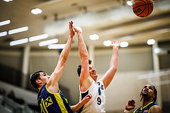 Basketball, Basketball Zweite Liga 2024/25, Grunddurchgang 17.Runde, Vienna Timberwolves, Future Team Steiermark, Fabian-Johann Visan (10), Philipp D'Angelo (9)