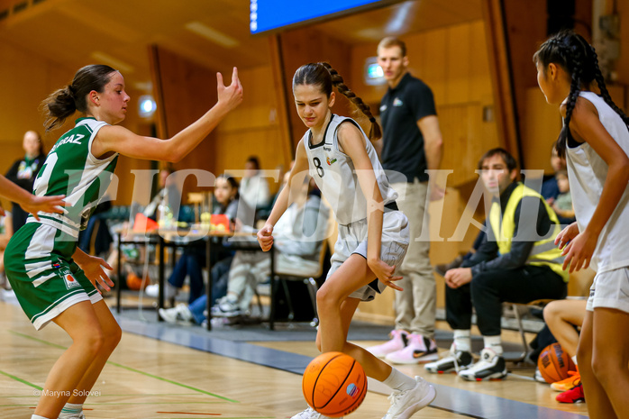 07.12.2024 Österreichischer Basketballverband 2024/25, SLWU14, Basket Flames UNION vs. UBI Graz

