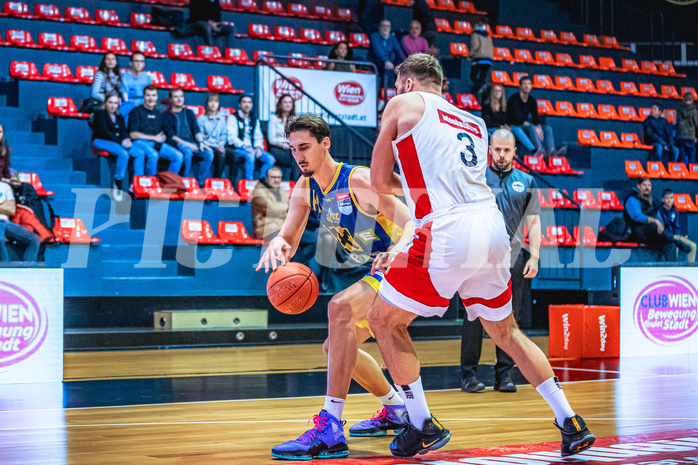Basketball, Win2Day Superliga 2022/23, Grunddurchgang 16.Runde, BC GGMT Vienna, UBSC Raiffeisen Graz, Mario Spaleta (14)