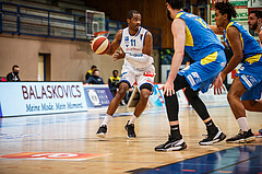 Basketball, bet-at-home Basketball Superliga 2020/21, Grunddurchgang 6. Runde, Oberwart Gunners, St. Pölten, Nigel Pruitt (11)