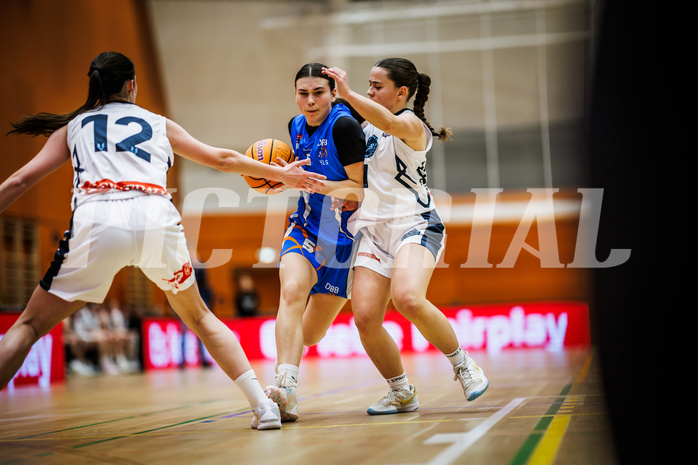 Basketball, Win2Day Basketball Damen Superliga 2024/25, Supercup 5. Runde, Vienna Timberwolves, DBB Wels, Emma-Fee Stockinger (5)