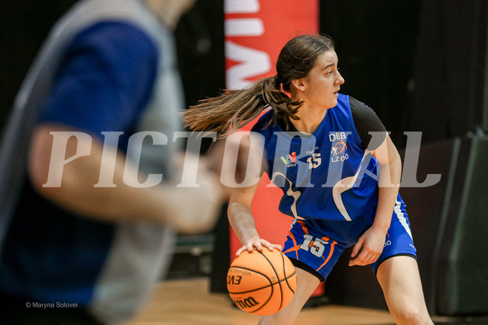 04.05.2025 Österreichischer Basketballverband 2024/25, SLWU19 Vienna United vs. DBB Basketgirls Wels