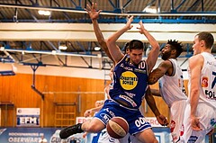 Basketball, ABL 2017/18, Grunddurchgang 13.Runde, Oberwart Gunners, Gmunden Swans, Toni Blazan (10)