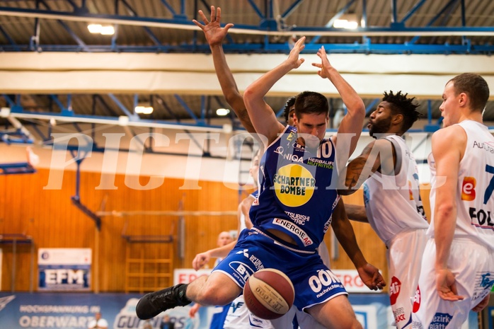Basketball, ABL 2017/18, Grunddurchgang 13.Runde, Oberwart Gunners, Gmunden Swans, Toni Blazan (10) Basketball, ABL 2017/18, Grunddurchgang 13.Runde, Oberwart Gunners, Gmunden Swans, Toni Blazan (10)
