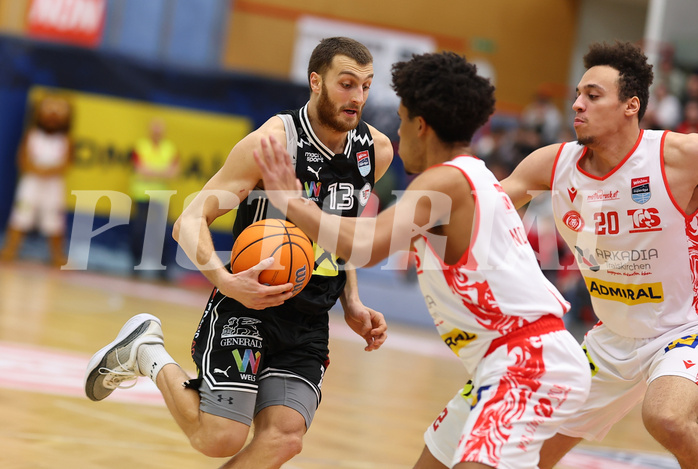 Basketball Superliaga 2024/25, Grunddurchgang 22.Runde Traiskirchen Lions vs. Flyers Wels


