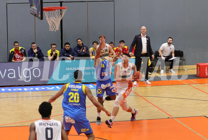 Basketball Superliga 2022/23, 1.Plazierungsrunde Klosterneuburg Dukes vs. SKN St.Pölten


