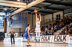 Basketball, Admiral Basketball Superliga 2019/20, Grunddurchgang 13.Runde, Oberwart Gunners, Vienna D.C. Timberwolves, Andrius Mikutis (5)