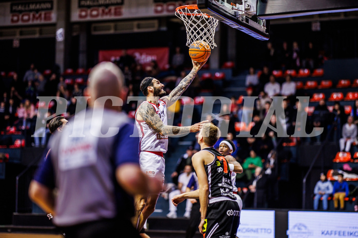 Basketball, Win2Day Superliga 2024/25, Grunddurchgang 10.Runde, BC Vienna, Fürstenfeld Panthers, Ivan Siriscevic (17)