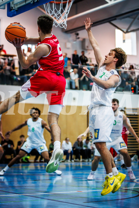 Basketball, Basketball Zweite Liga 2024/25, Grunddurchgang 1.Runde, Deutsch Wagram Alligators, Upper Austrian Ballers, Dominik Schachinger (9)