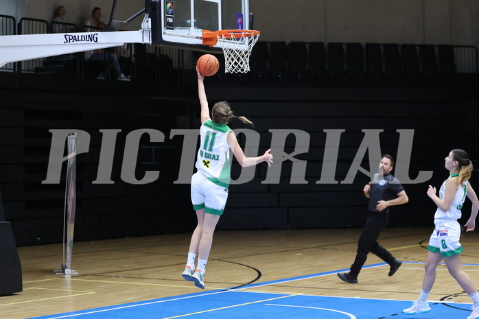 16.10.2022, Raiffeisen Sportpark, Basketball Damen Superliga 2022/23, Grunddurchgang 3.Runde,  
UBI Graz vs. KOS Celovec,  