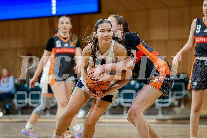 23.02.2025 Österreichischer Basketballverband 2024/25, SLWU16 Vienna Timberwolves vs. Basket Duchess
