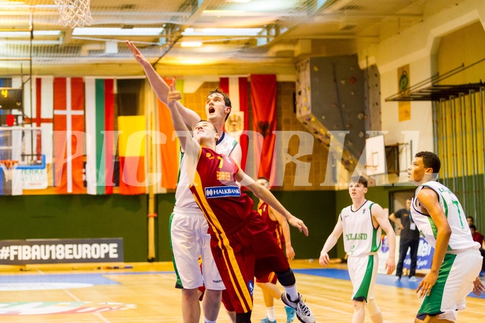 FIBA U18 European Championship Men 2015 DIV B Team Ireland vs Team Macedonia