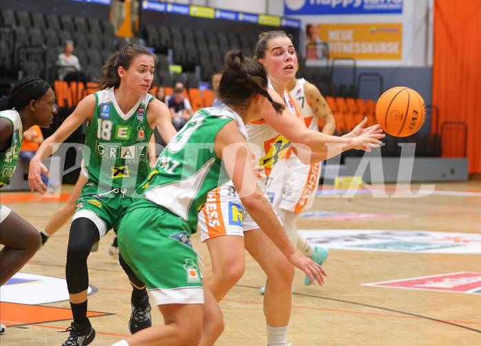 Basketball Damen Superliga 2023/24, Grunddurchgang Spiel 2 BK Duchess Klosterneuburg vs. UBI Graz


