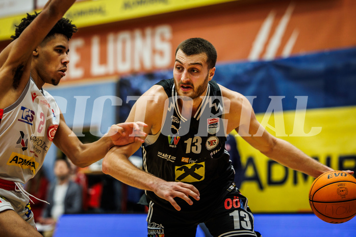 Basketball, Basketball Austria CUP 2023/24, Finale, Traiskirchen Lions, Flyers Wels, Radii Caisin (13)