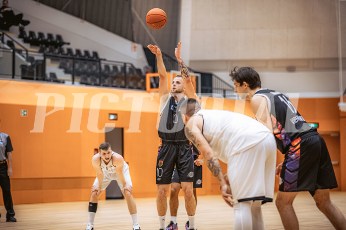 Basketball, Basketball Zweite Liga 2022/23, Grunddurchgang 12.Runde, Basket Flames, Vienna United, Vitalii Shorstkiy (10)