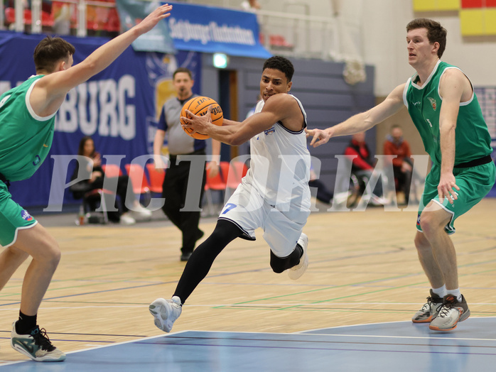 Basketball Zweite Liga 2023/24, Grunddurchgang 18.Runde BBU Salzburg vs. KOS Celovec


