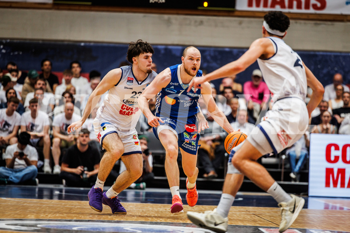 Basketball, win2day Basketball Superliga 2024/25, Playoffs Finale 2. Spiel
, BBC Nord Dragonz, Oberwart Gunners, Sebastian Käferle (7)