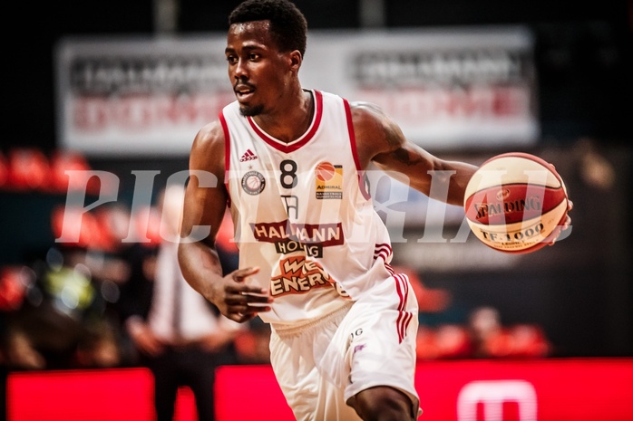 Basketball, ABL 2017/18, Playoff VF Spiel 2, BC Vienna, WBC Wels, Reger Dowell (8)