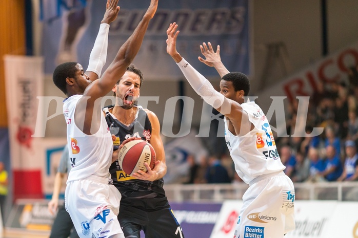 Basketball ABL 2016/17 Grunddurchgang 5.Runde Oberwart Gunners vs. Traiskirchen Lions