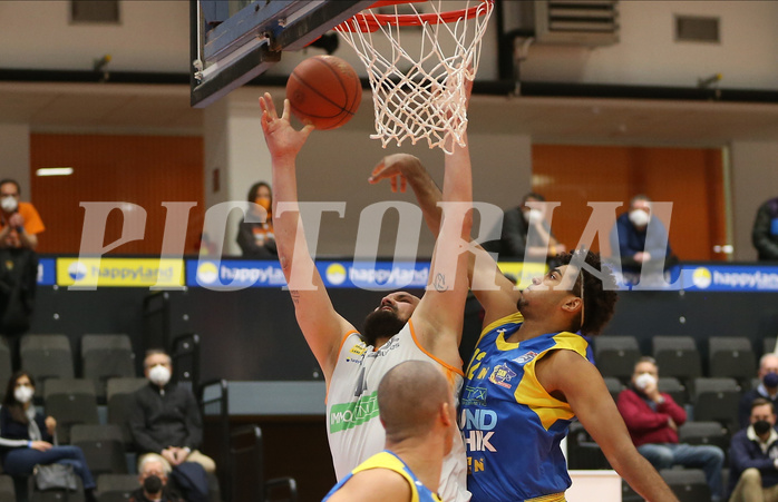 Basketball Superliga 2021/22, Grunddurchgang 14.Runde Klosterneuburg Dukes vs. SKN St. Pölten


