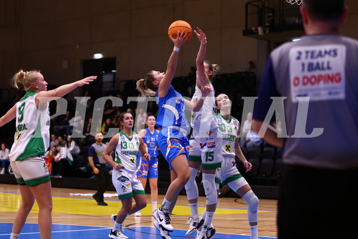 18.11.2023, Graz, Raiffeisen Sportpark, Basketball Damen Superliga 2022/23, Grunddurchgang, 4.Runde, UBI Holding Graz vs. DBB OCS Diamond Ladies Wels ,  