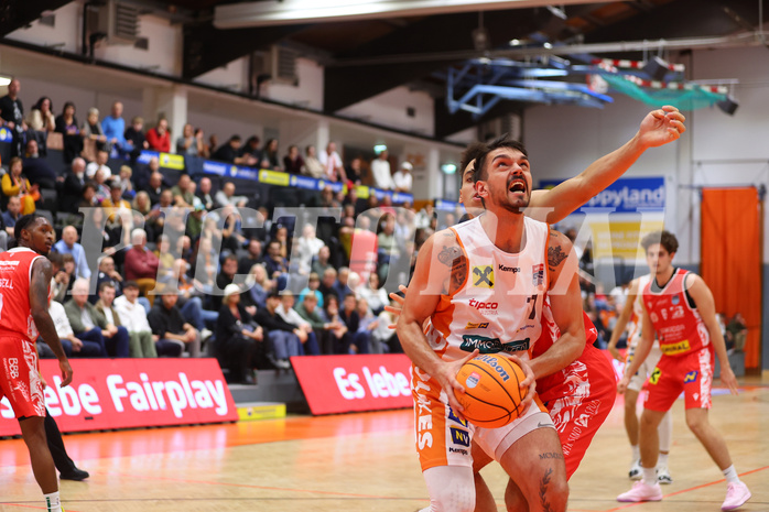 Basketball Superliga 2024/25, Grunddurchgang 5.Runde Klosterneuburg Dukes vs. Traiskirchen Lions