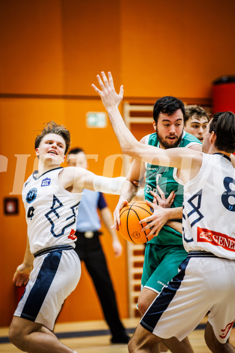 Basketball, Basketball Zweite Liga 2024/25, Grunddurchgang 14.Runde, Vienna Timberwolves, KOS Celovec, Veljko Dena (10)