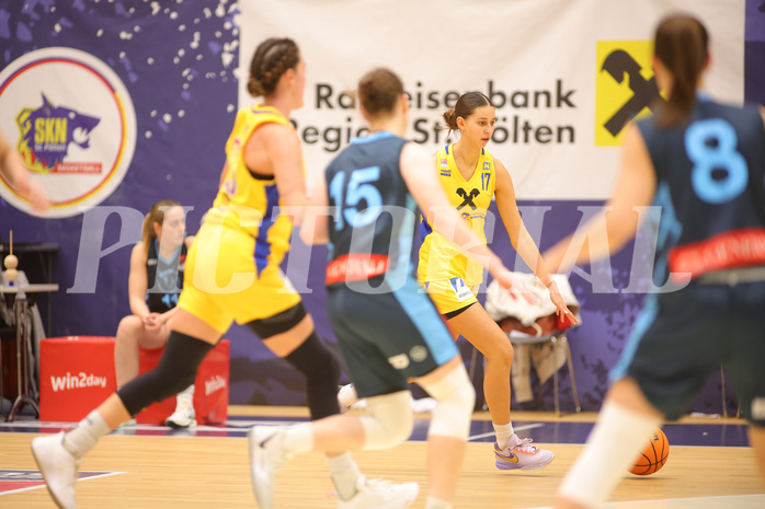 Basketball Damen Superliga 2023/24, Grunddurchgang 7.Runde SKN St. Pölten vs. Vienna Timberwolves