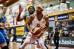 Basketball, Admiral Basketball Superliga 2019/20, Grunddurchgang 9.Runde, Traiskirchen Lions, SKN St. Pölten, Shawn L. Ray (6)