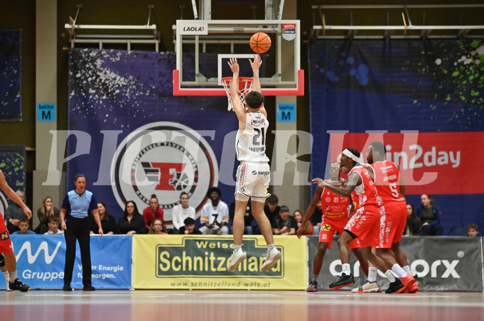 Basketball, Superliga 2024/25, Grunddurchgang 10.Runde, Flyers Wels vs. Traiskirchen Lions,