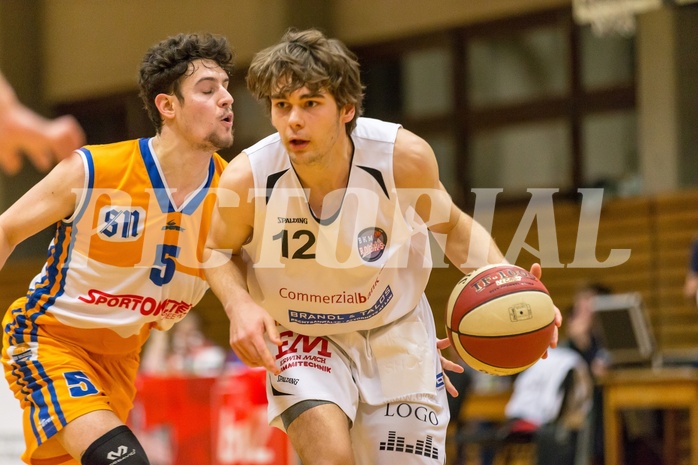 Basketball, 2.Bundesliga, Grunddurchgang 17.Runde, Mattersburg Rocks, BBU Salzburg, Felix REIMANN (12)