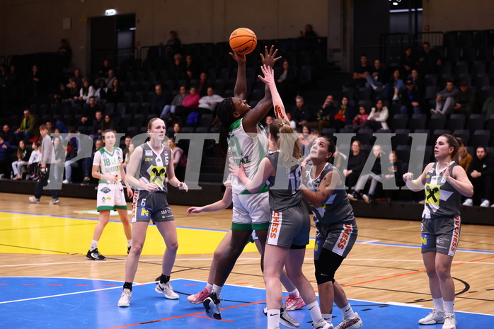 03.02.2024, Graz, Raiffeisen Sportpark, Basketball Damen Superliga 2023/24, Grunddurchgang 11.Runde, UBI Holding Graz - BK Raiffeisen Duchess Klosterneuburg ,  