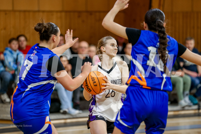 05.04.2025 Österreichischer Basketballverband 2024/25, SLWU16 Vienna United vs. DBB  Basketgirls Wels