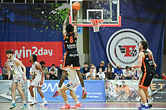 Basketball, Superliga 2023/24, Grunddurchgang 15. Runde, Flyers Wels vs. Fürstenfeld Panthers,
