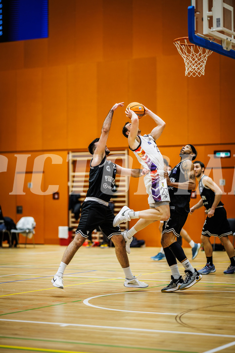 Basketball, Basketball Zweite Liga 2024/25, Grunddurchgang 8.Runde, Vienna United, Wörthersee Piraten, Mathias Diemer (20)