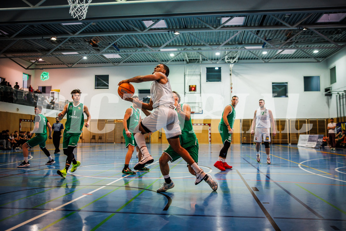 Basketball, Basketball Zweite Liga 2024/25, Grunddurchgang 16.Runde, UDW Alligators, KOS Celovec, Steven Kaltenbrunner (8)