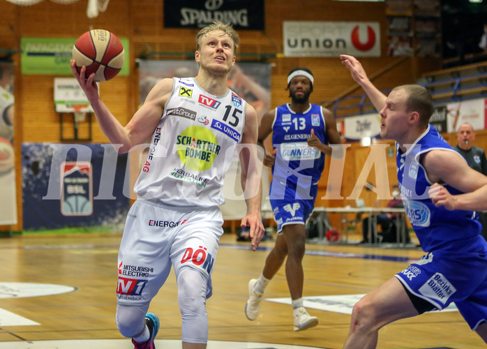 Basketball Superliga 2020/21, Halbfinale Spiel 1 Gmunden Swans vs. Oberwart Gunners