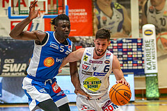 Basketball Superliga 2023/24, Playoff, Viertelfinale Spiel 1 Gmunden Swans vs. Oberwart Gunners