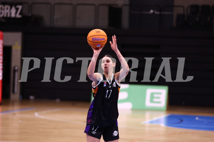 02.03.2025, Graz, Raiffeisen Sportpark, Basketball Damen Superliga 2024/25, Grunddurchgang, 14.Runde, UBSC-DBBC Graz - Vienna United,  