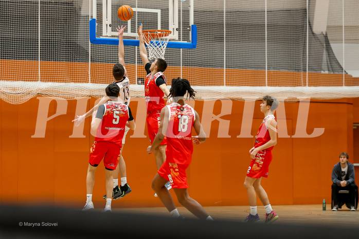 11.01.2025 Österreichischer Basketballverband 2024/25, SLMU19, Vienna United vs BC Vienna