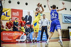 Basketball, Admiral Basketball Superliga 2019/20, Grunddurchgang 15.Runde, St. Pölten, Oberwart Gunners, Jakob Wonisch (17)